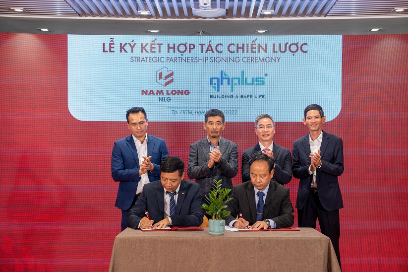 lễ ký kết thỏa thuận hợp tác giữa Nam Long với Tập đoàn QH Plus